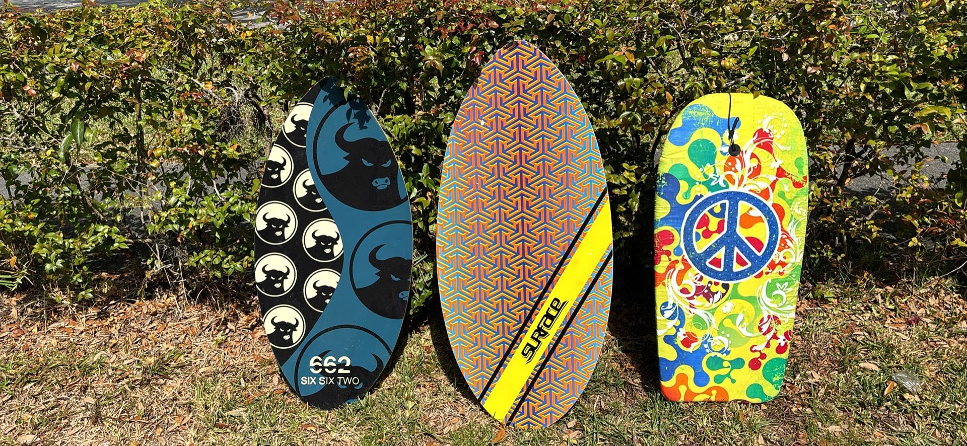 Beach Skim Boards Or Boogie Boards