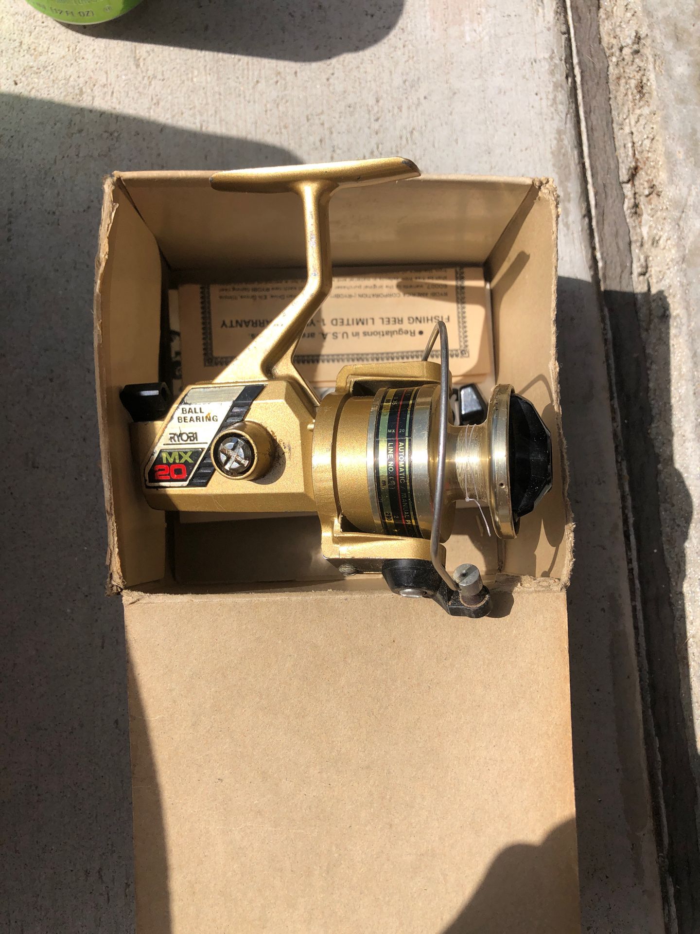 Ryobi MX20 Ball Bearing Spinning Reel