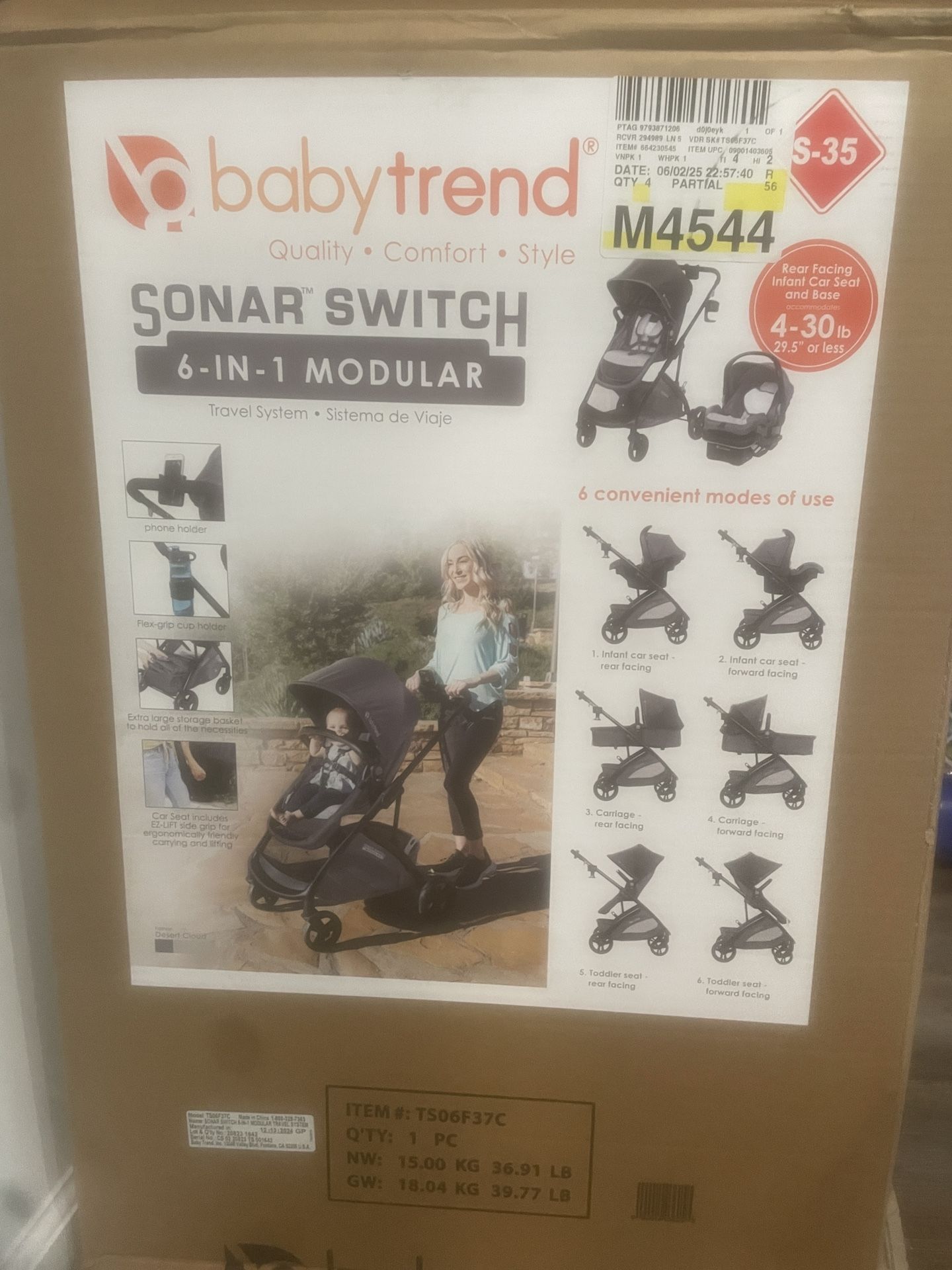 Brand New 6-1 Stroller & Car Seat !!