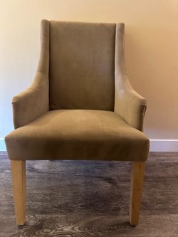 World Market Wingback Upholstered Accent/Dining Chair