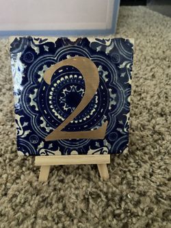 Beautiful Trendy Spanish Style Table Numbers