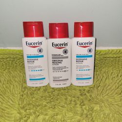 2 Intensive Repair Very Dry Skin/1 Extremely Dry Healing Lotion Eucerin 5oz