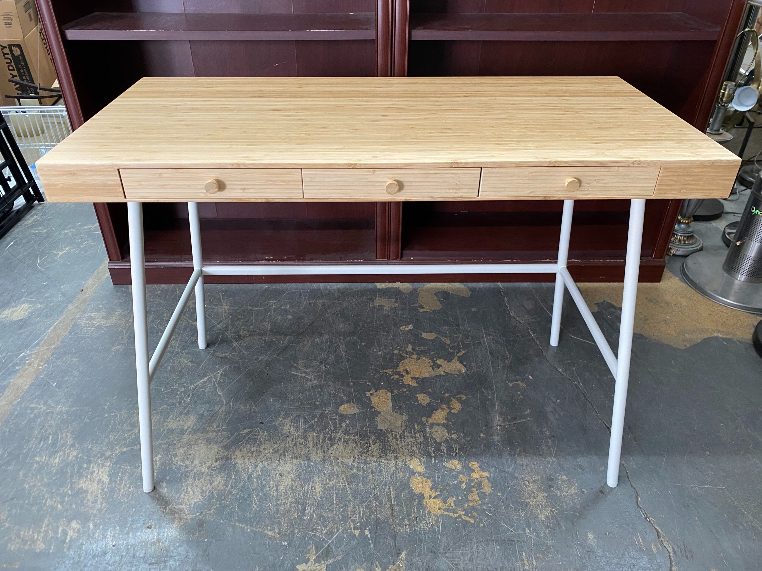 IKEA Lillasen Light Bamboo Desk