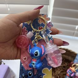 Cute Keychain Lip Gloss 💖 | Mini Gloss Charm | Stitch Style
