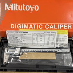 New, Mitutoyo Digital Caliper 500-753-20, 0-8”in/200mm IP67 Coolant proof Cnc machinist haas