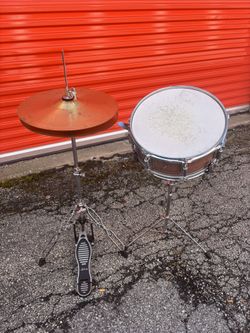 Hi Hat And Snare Drum/ Stand