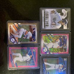 2021 Topps & Optic Baseball Lot Of 5 Seager & Bellinger All #’ered