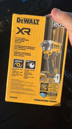 DeWalt XR 20V Impact Driver DCF860B
