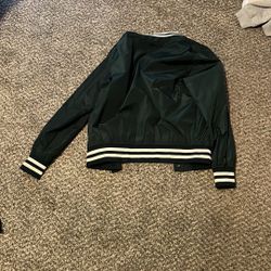 Green Bomber Jacket Size Small 