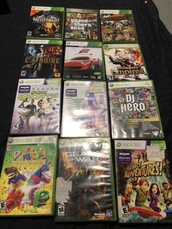 X-box 360 Games (12pack)