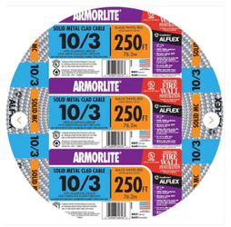 Mc Cable 10/3 250ft Nuevo $150