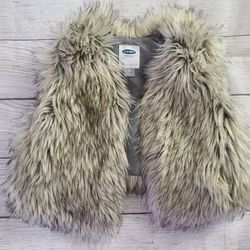 Toddler's Winter Warm Fur Waistcoat Vest Size 5T * READ DESCRIPTION *
