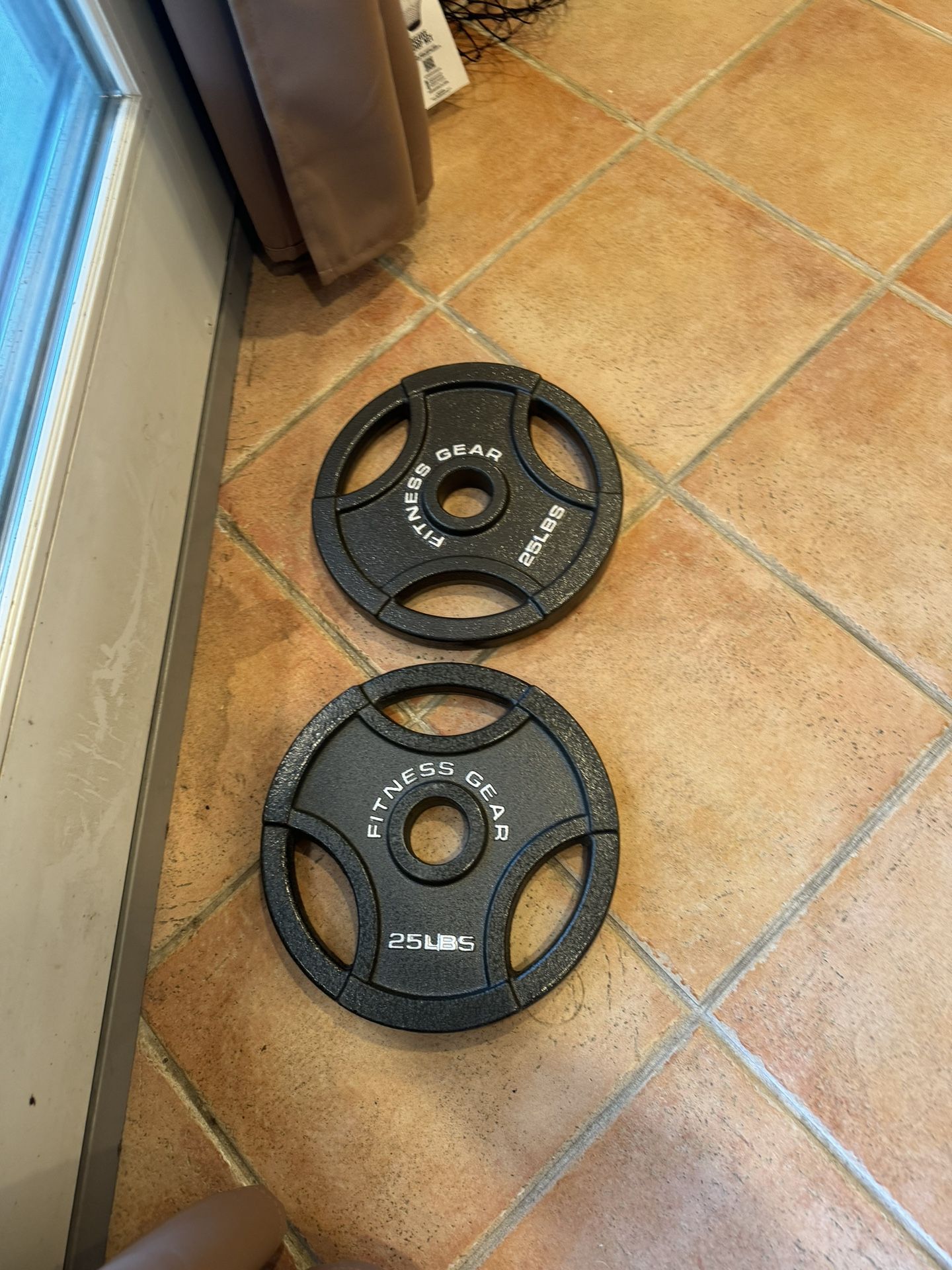 (2) 25lb Weights