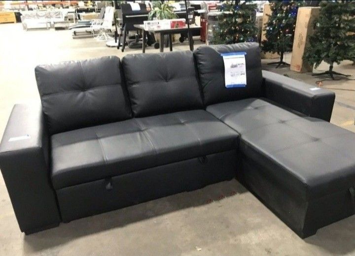 Faux Leather 2 Pieces Sectional Next Day Delivery