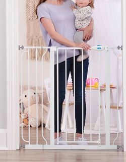White Metal Baby Safety Gate