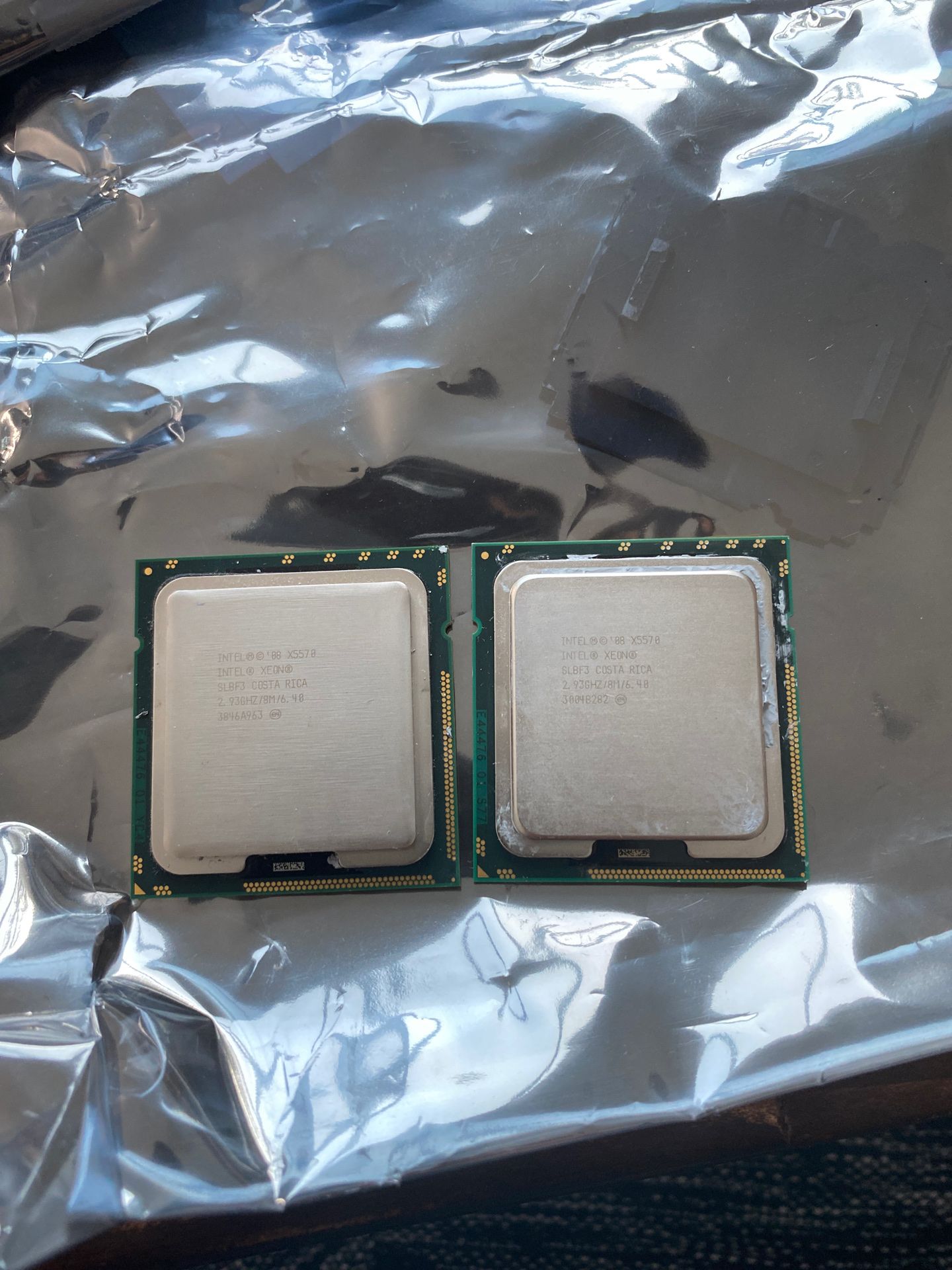 $10/pair Dual Intel Xeon x5570 processors
