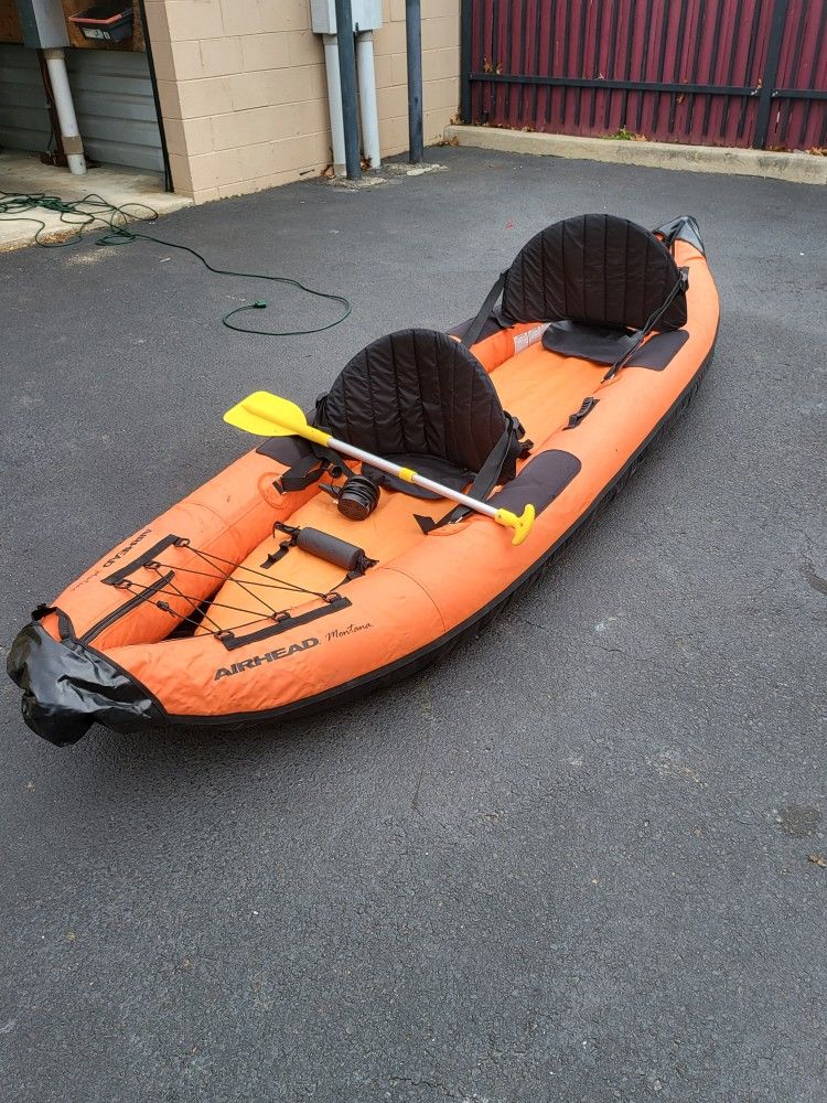 Airhead Montana Kayak Two Person Inflatable Kayak 12 ft