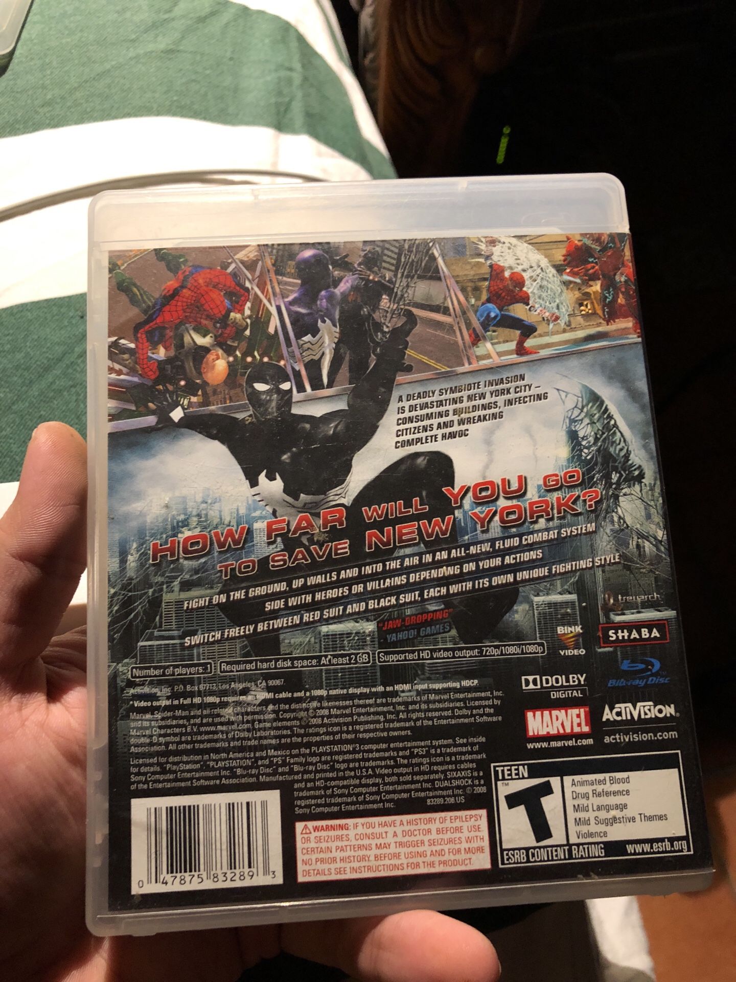  Spider-Man: Web of Shadows - Playstation 3 (Renewed