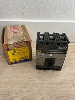 SQUARE D FAL34025 3PH 480V 25A Molded Case Circuit Breaker