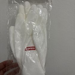 🧤 Supreme White Work Gloves – Brand New in Package 