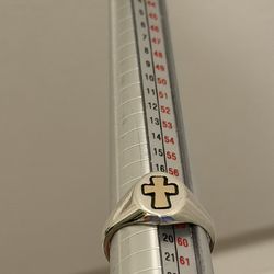 James Avery Retired  Gold And Silver Ring 