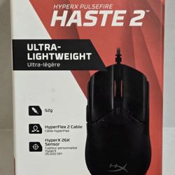 HyperX Pulsefire Haste 2 Wired Gaming Mouse 6 Buttons RGB for PC Xbox PS4 PS5