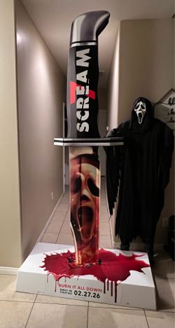 SCREAM 7 GIANT 8FT KNIFE DISPLAY -AMC- 2026