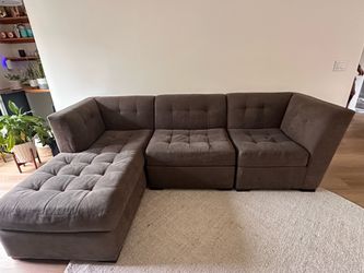 Modular Grey Sectional Couch