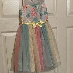 Vestido Bordado Para Niña 