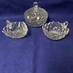Fostoria Depression Glass Pieces