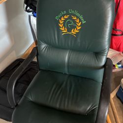 Ducks Unlimited Leather Office Chair