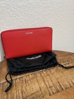 Roberto Cavalli Leather Wallet New