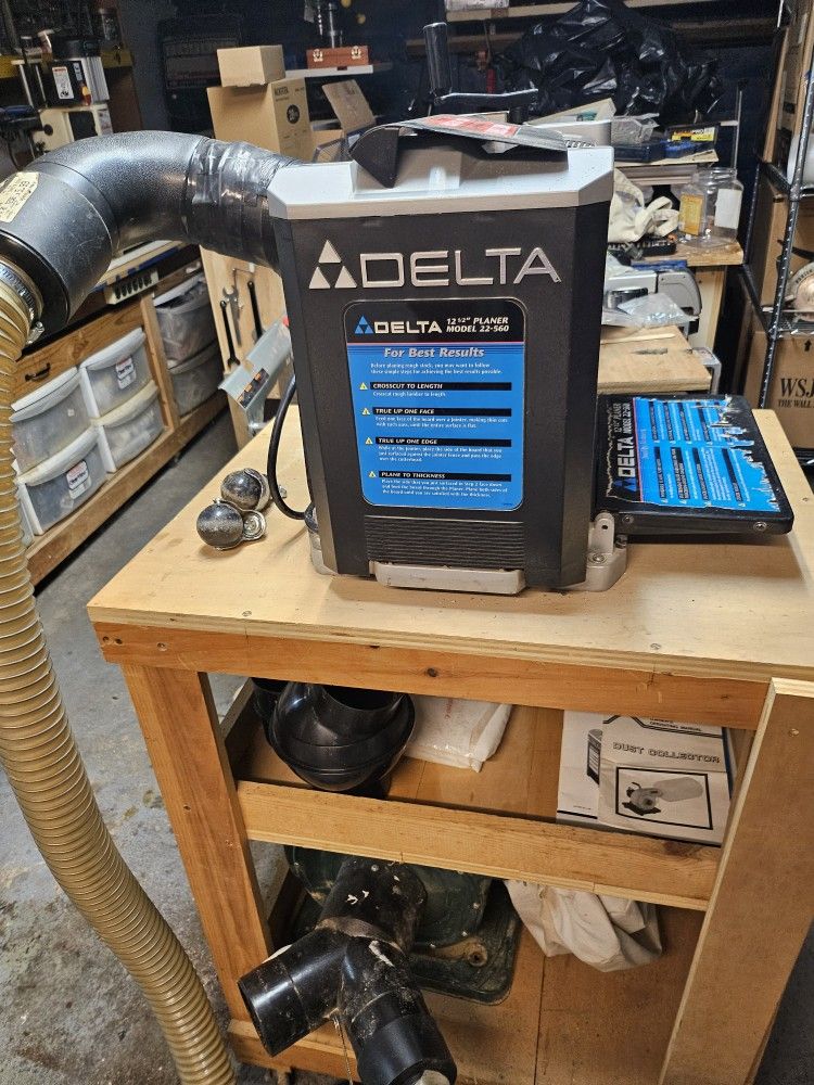 Dewalt 12" Surface Planer, Dust Collector.