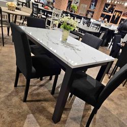 Stylish 5-Pc Dining Table Set ✅ No Tax ✅