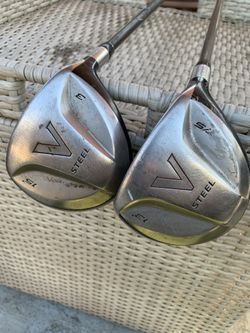 Taylormade V steel woods tour serie and 3 wood