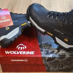 Wolverine Work Boots Size 11 For Men 