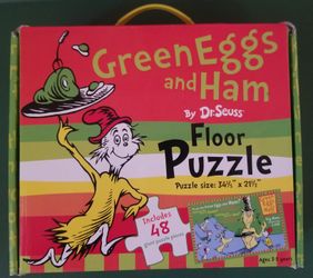 Dr. Seuss Green Eggs and Ham floor puzzle