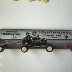 Budweiser coat Rack 