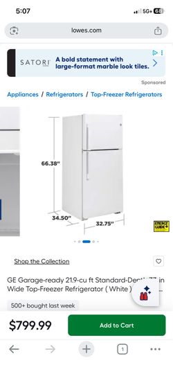 GE Refrigerator Fridge