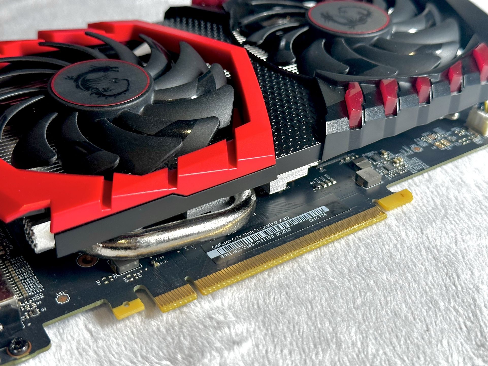 Graphics Card Nvidia Gtx 1050 Ti Msi MSI GeForce GTX 1050 TI 4G - Main Image