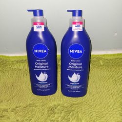 2 Nivea Body Lotion 16.9oz Original Moisture 