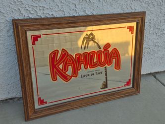 Vintage Kahlua Mirror Sign