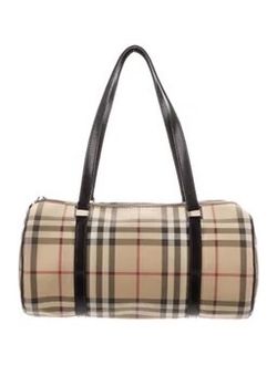 Burberry London Nova Check Papillon Shoulder Bag