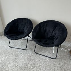 Plush Saucer Foldable Chair