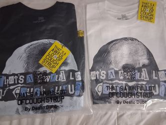 Both size M awful Lotta cough syrup
