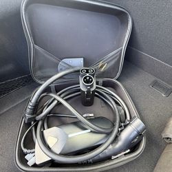 Electric Car Charger port  and Tesla Charging Adapter