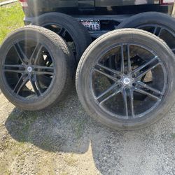 22” Wheels And New Tires