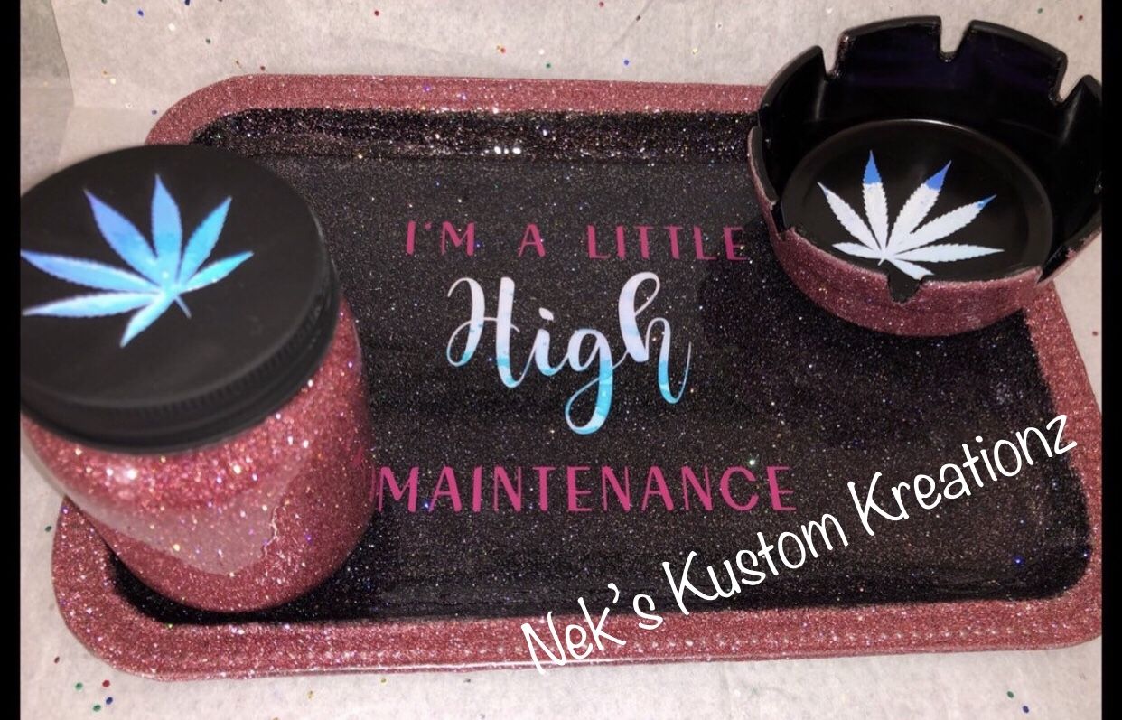 Rolling Tray Set - A Little High Maintenance