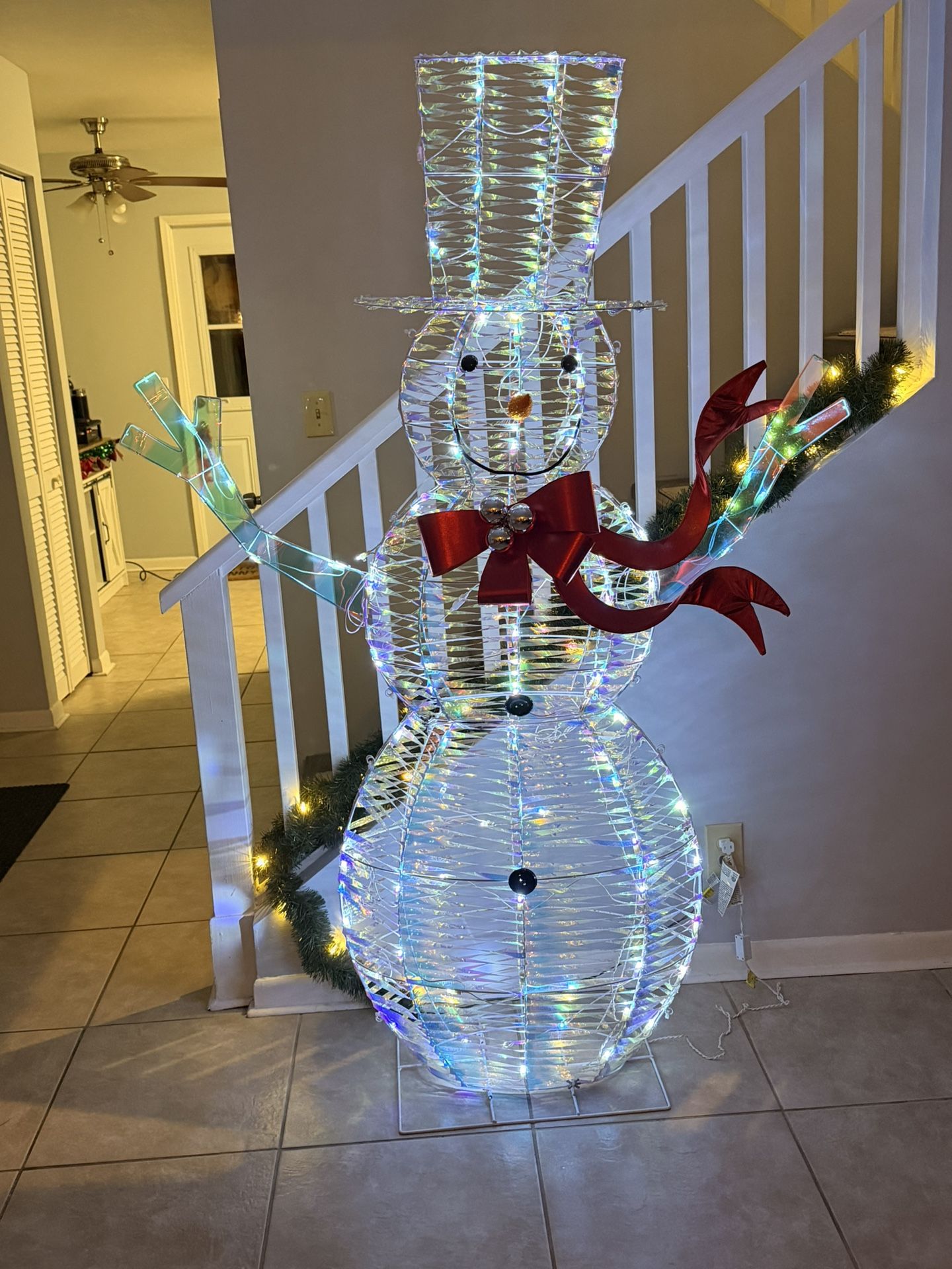 Outdoor Snowman Decoration