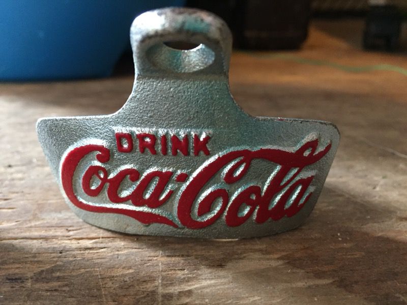 Antique NEVER USED Wall bottle opener COLLECTABLE